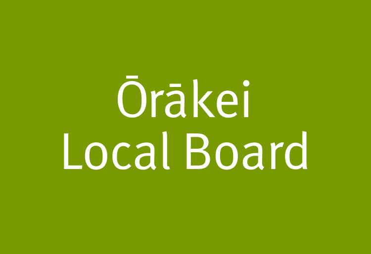 tile clicking through to orakei local board information